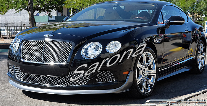 Custom Bentley GTC  Convertible Front Add-on Lip (2011 - 2017) - $850.00 (Part #BT-018-FA)
